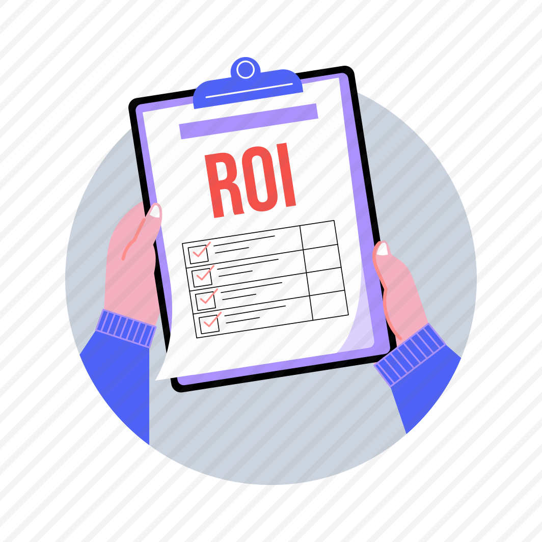 Roi Report, Evaluation, Clipboard, Document, Assessment preview