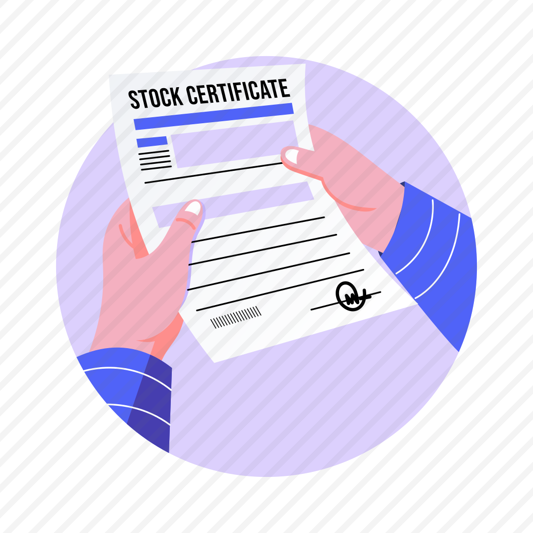 Stock Certificate, Document, Asset, Ownership, Finance preview