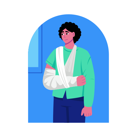 Arm Fracture, Injury, Patient, Medical, Healthcare illustration