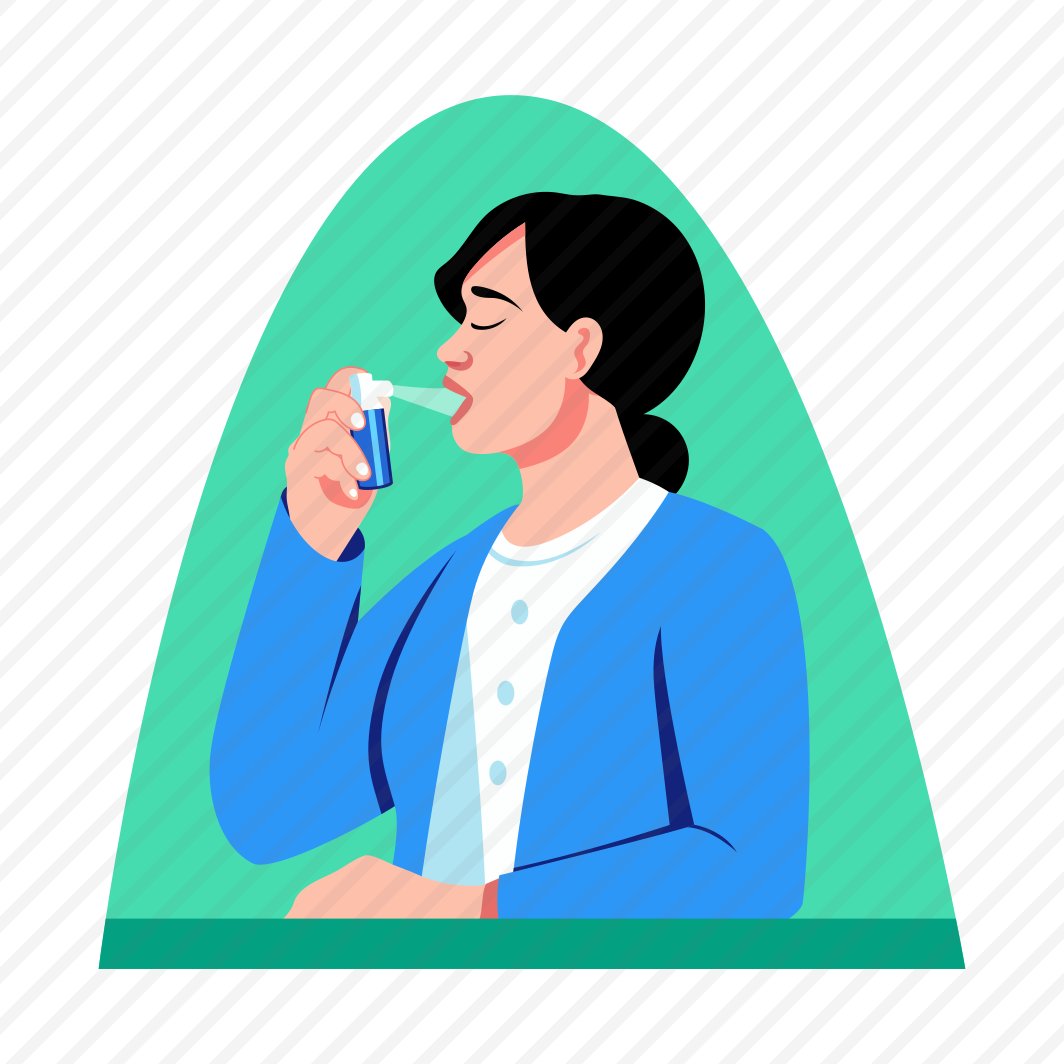 Asthma Patient, Inhaler, Respiratory, Breathing, Disease preview