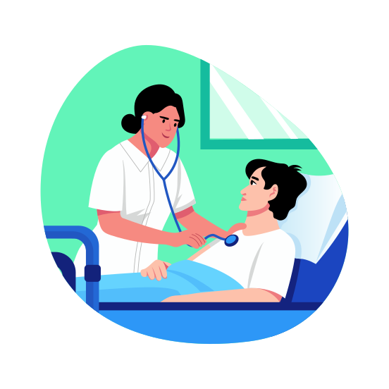 Checkup, Diagnosis, Doctor, Medical, Healthcare illustration