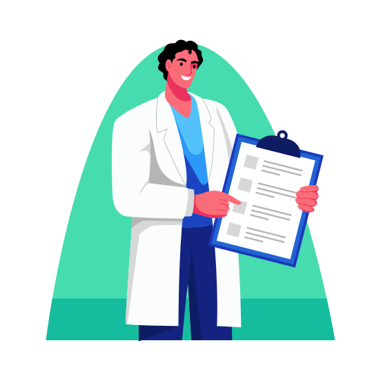Doctor, Physician, Specialist, Medical, Healthcare illustration