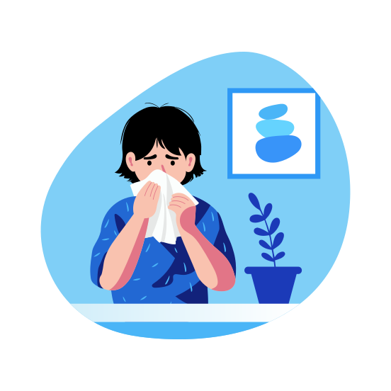 Flu, Influenza, Sickness, Patient, Infection illustration