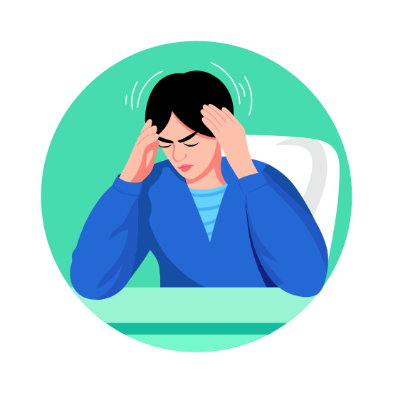 Hypertension, Diastolic, Headache, Pain, Patient illustration