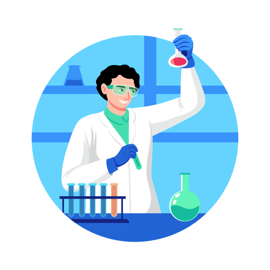 Laboratory, Research, Biologist, Scientist, Medical, illustration