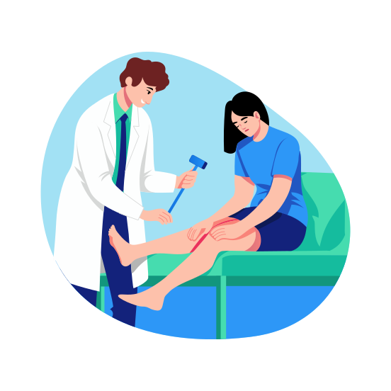 Orthopedist, Physician, Doctor, Specialist, Checkup, illustration