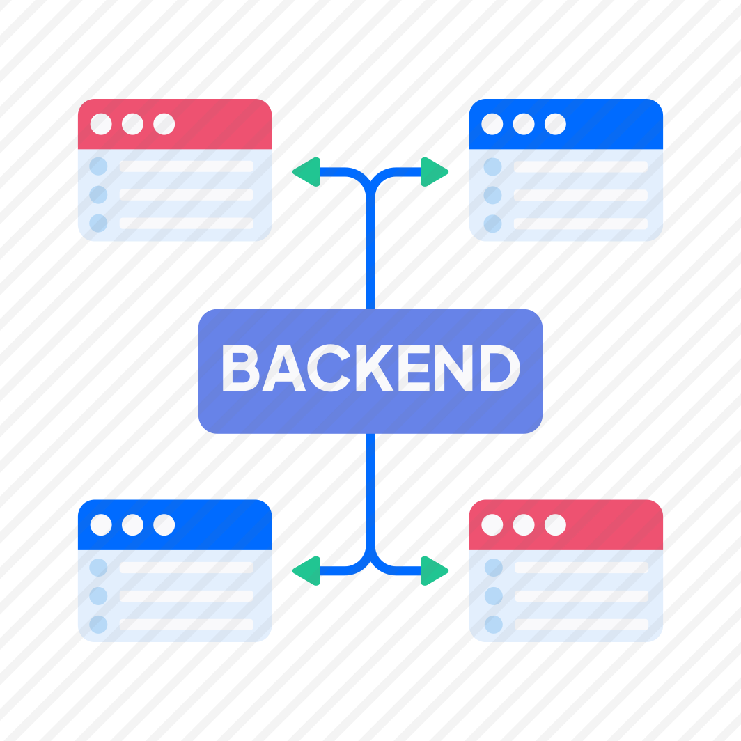 Backend Development, Server, Database, Interface, Network, preview