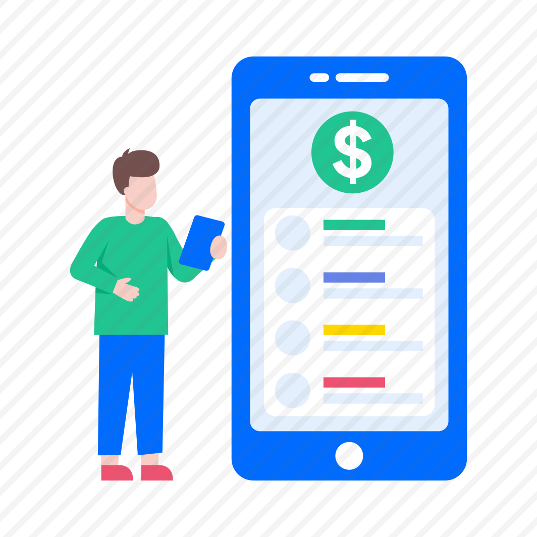 Finance App, Banking, Mobile, Browsing, Interface preview