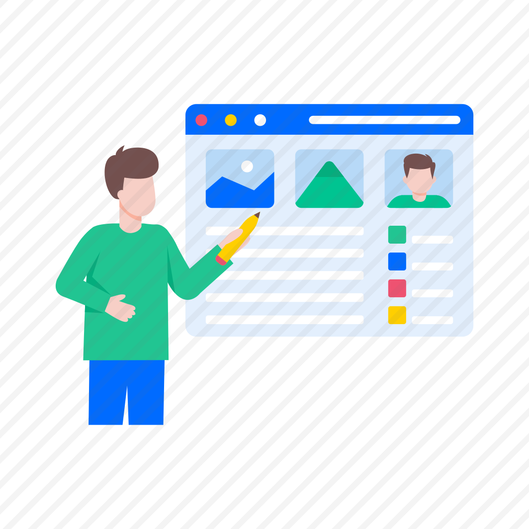 Frontend Developer, Interface, Structure, Layout, Coding preview