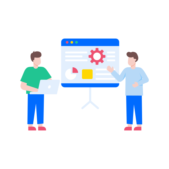 Presenting Report, Project, Interface, Analysis, Software illustration