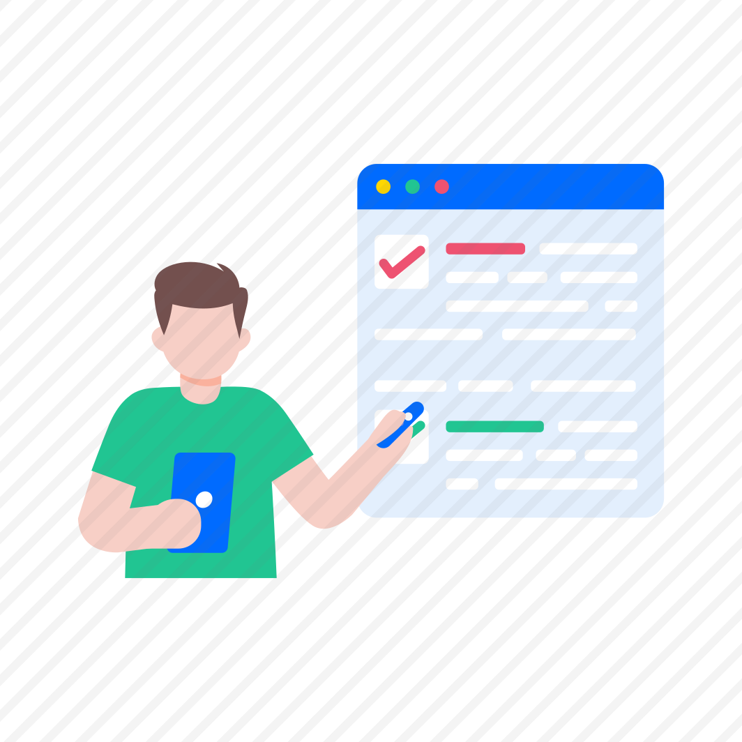 Reviewing Code, Validation, Checking, Approved, Correction preview