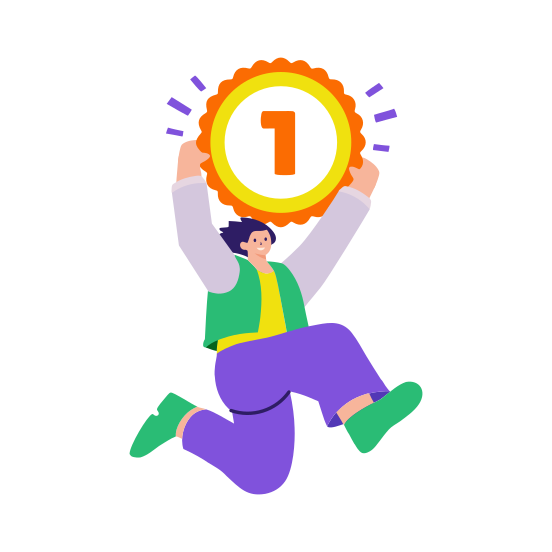 First Position, Winner, Award, Reward, Success illustration