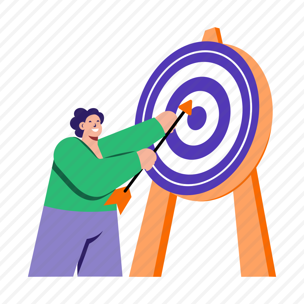 Goal, Target, Aim, Archery, Character preview