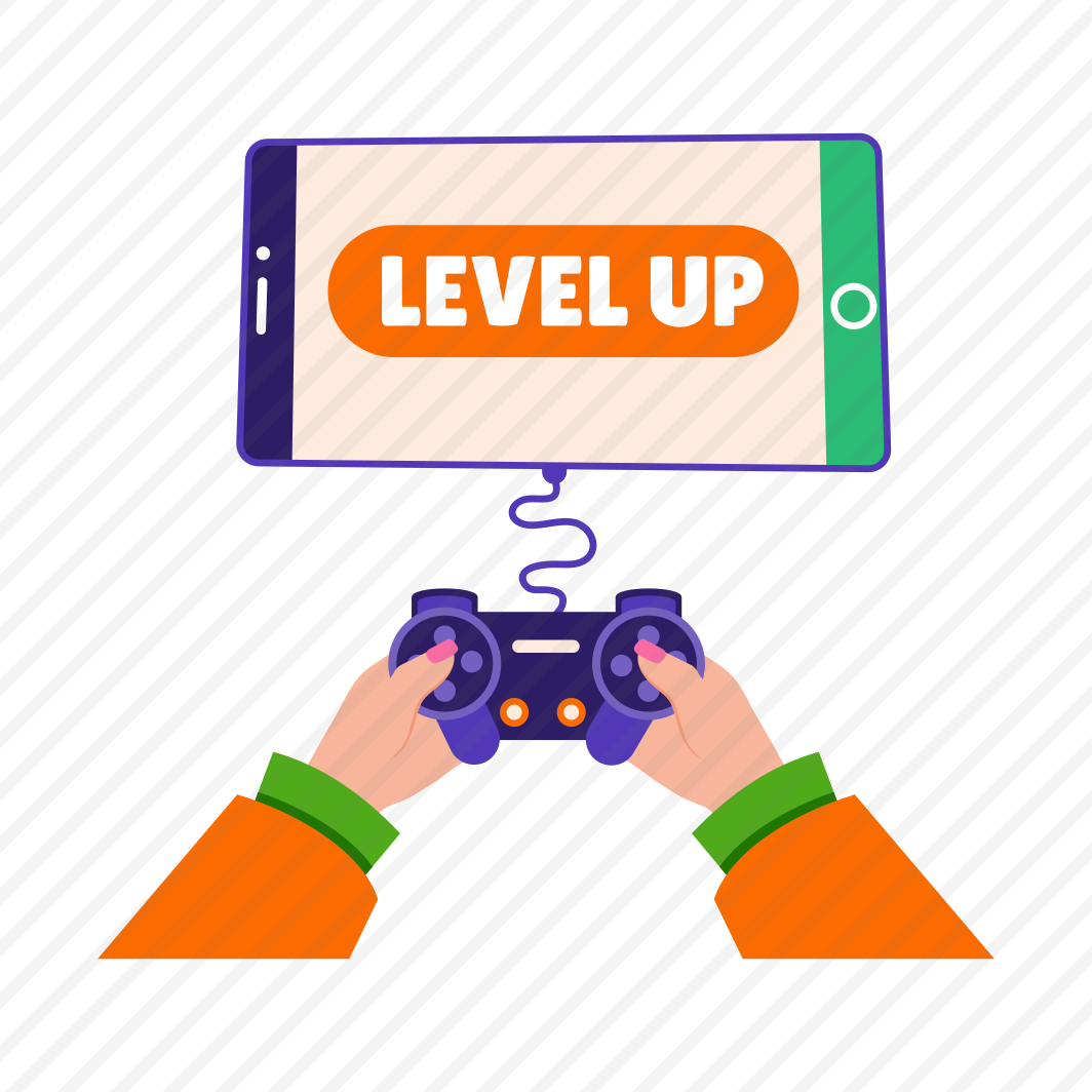 Level Up, Controllers, Gaming, Playing, Entertainment preview