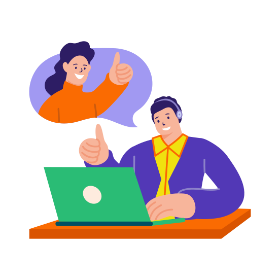 Online Chat, Virtual, Communication, Connection, Technology, illustration