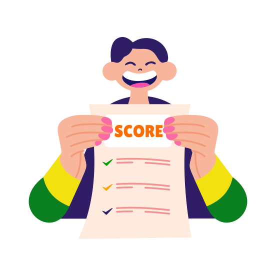 Project Score, Results, Evaluation, Assessment, Grading illustration