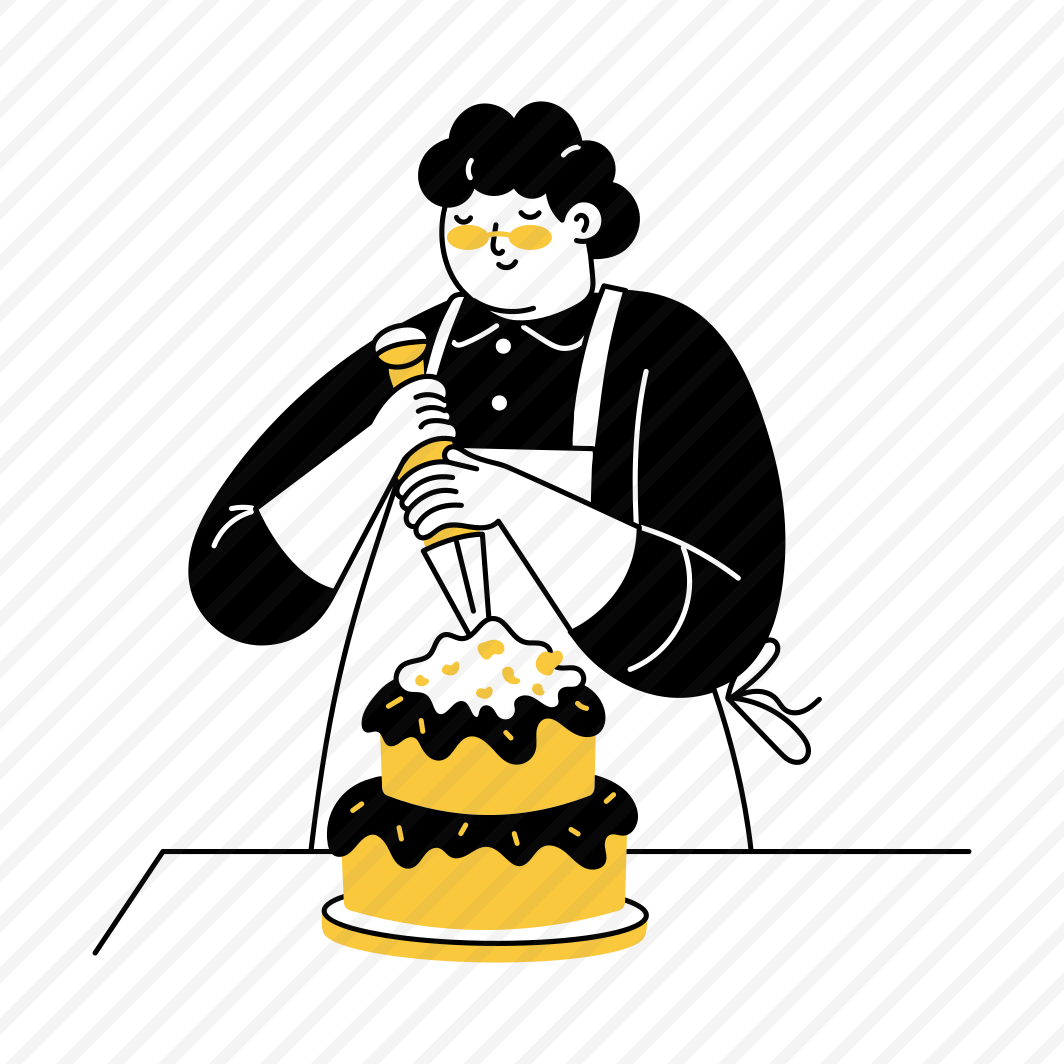 Cake Decoration, Icing, Dessert, Preparing, Gastronomy preview