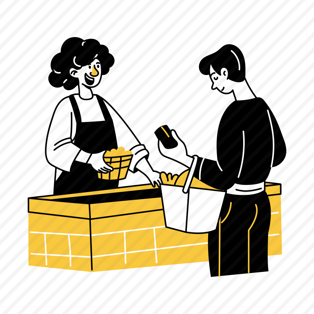 Checkout Counter, Billing, Payment, Takeout, Takeaway, preview