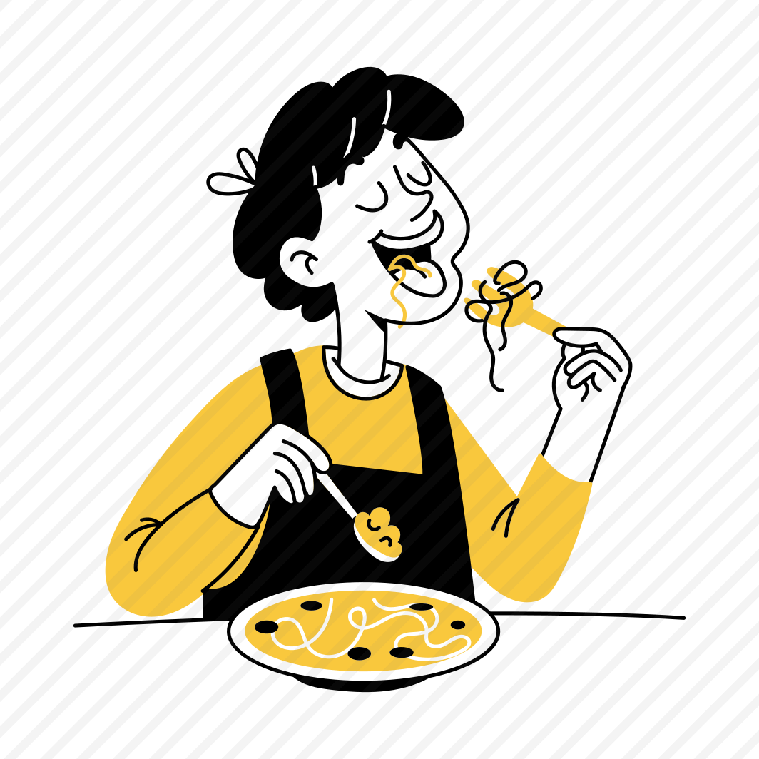 Eating, Munching, Pasta, Noodles, Food, Meal preview