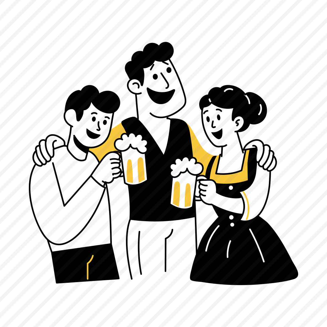 Friends Drinking, Enjoying, Beer, Liquor, Group preview