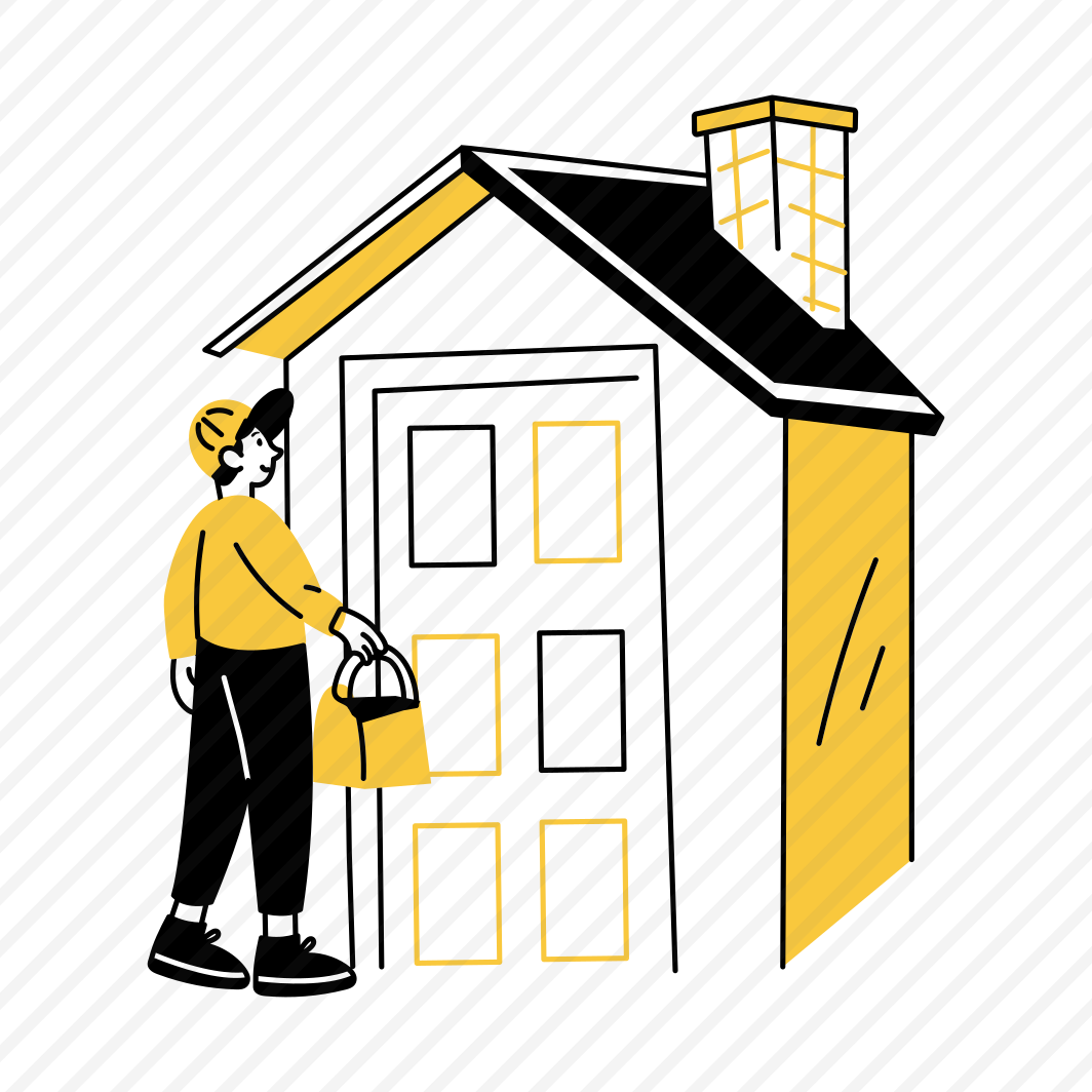 Home Delivery, Food Delivery, Deliveryman, Order, Takeout preview