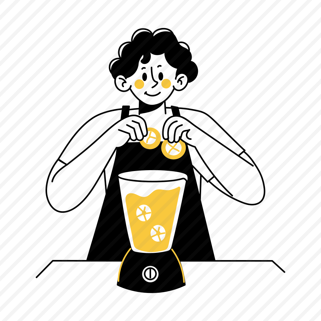Making Juice, Blender, Preparing, Gastronomy, Character preview