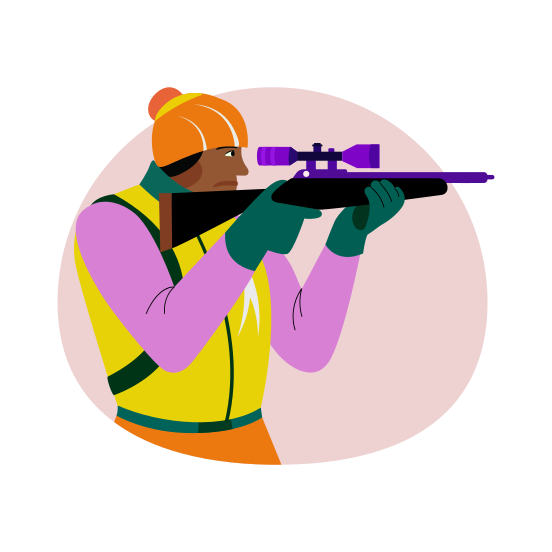 Baithon, Shooting, Sport, Game, Targeting, illustration