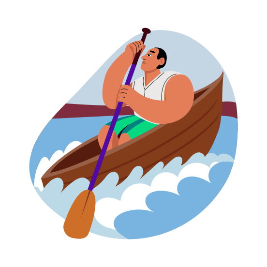 Canoeist, Kayaking, Boating, Waterpsort, Boat Racing, illustration