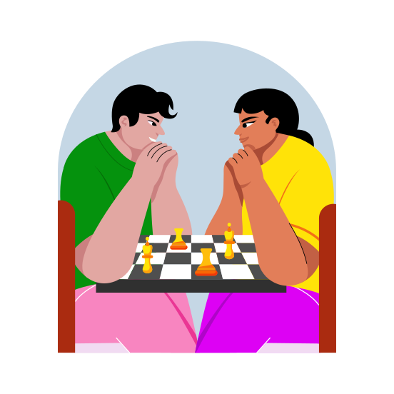 Chess Game, Playing, Game, Competition, Olympic illustration