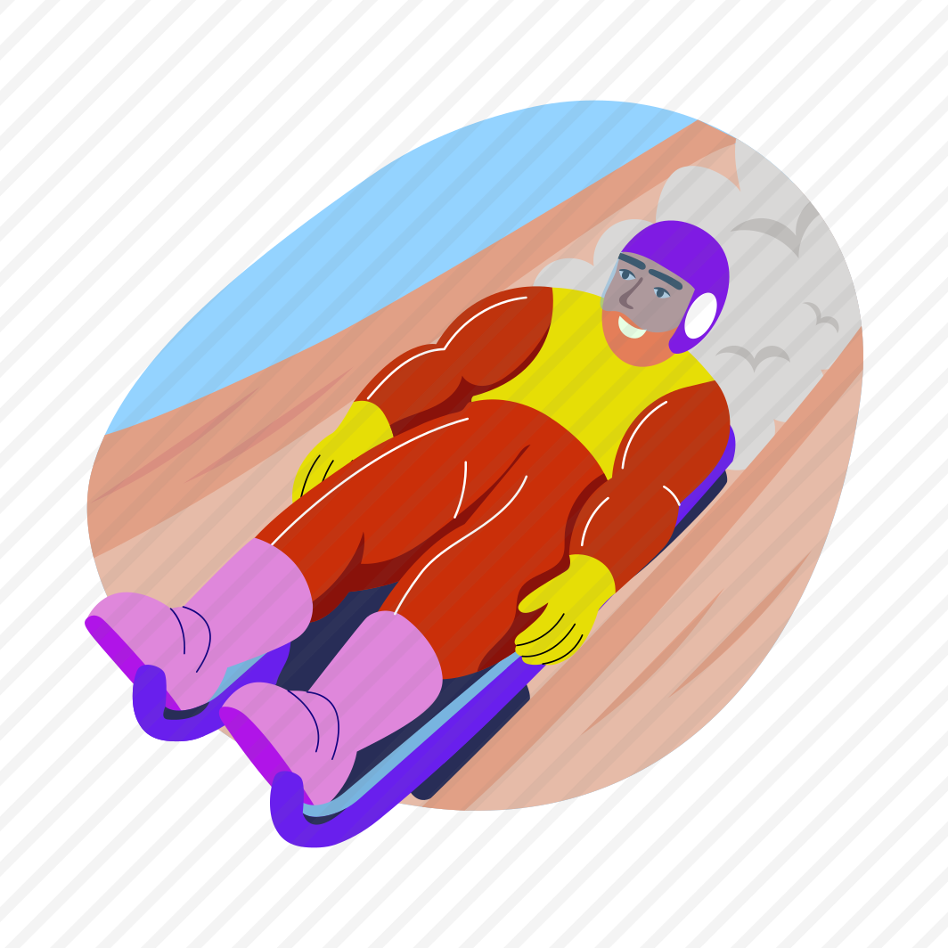 Luge Racer, Sledding, Sport, Game, Sportsman, preview