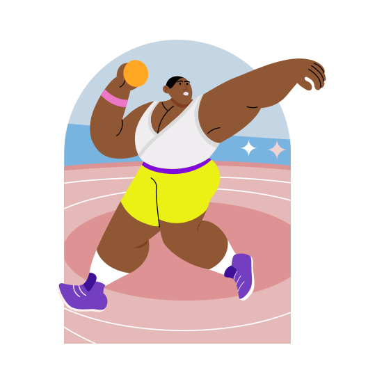 Player, Sportsman, Sportsperson, Athlete, Player, illustration