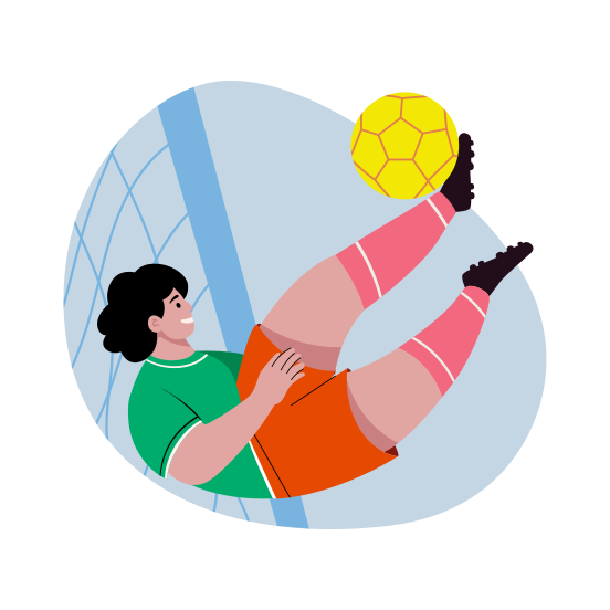 Soccer, Football, Sportsman, Sportsperson, Athlete, illustration
