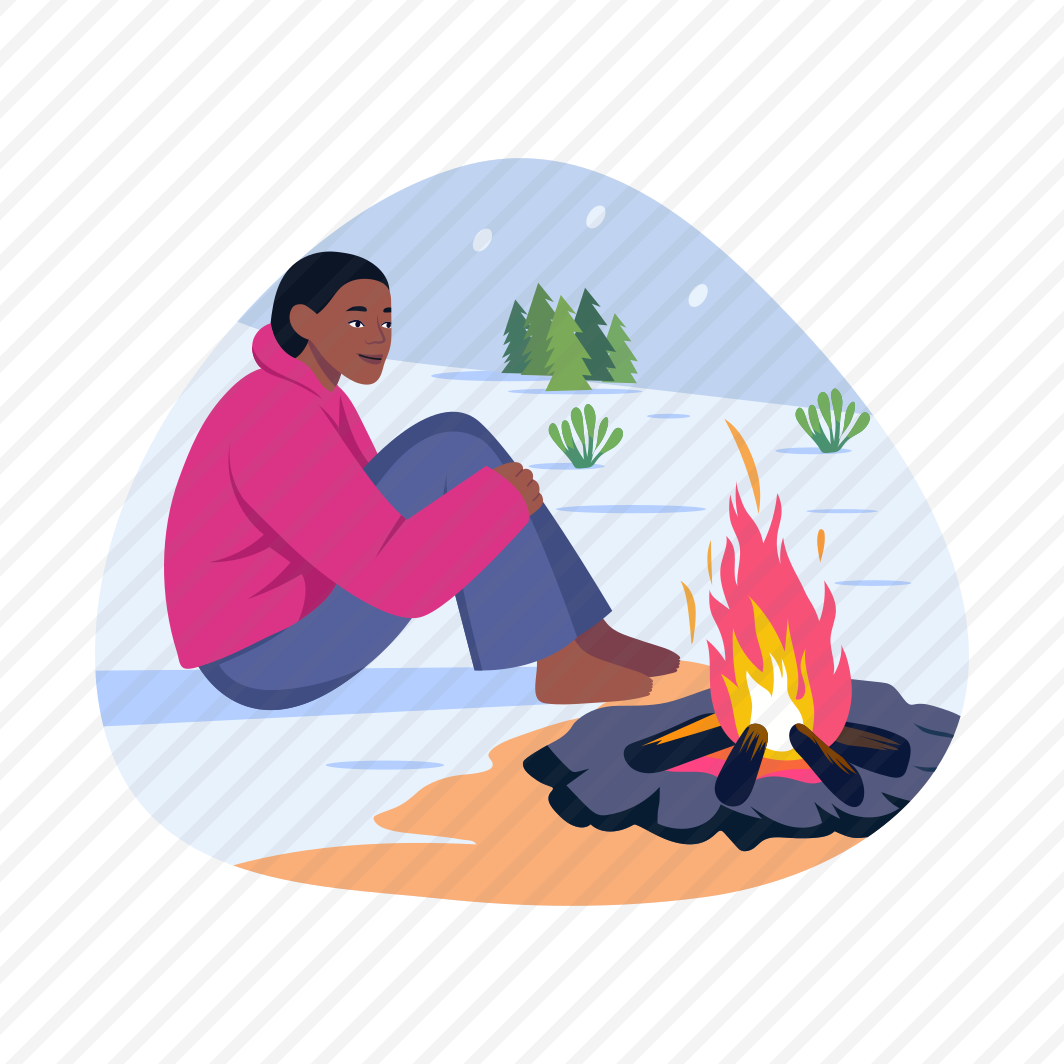 Bonfire Night, Camping, Enjoying, Outing, Firepit, preview