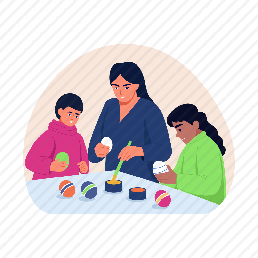 Egg Painting, Pascal, Easter, Festival, Activity, preview