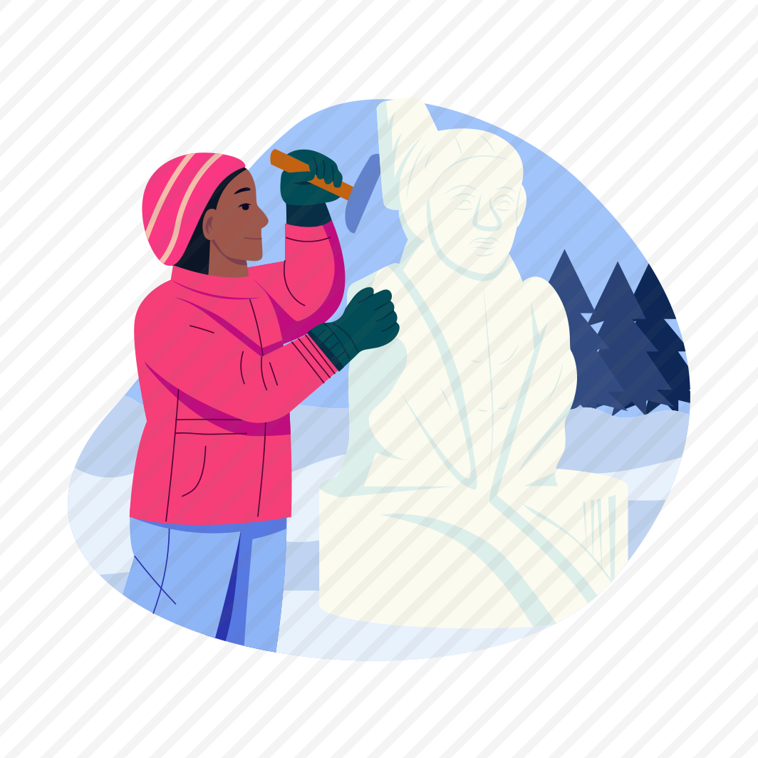 Ice Sculpture, Statue, Engraving, Artistry, Culture, preview