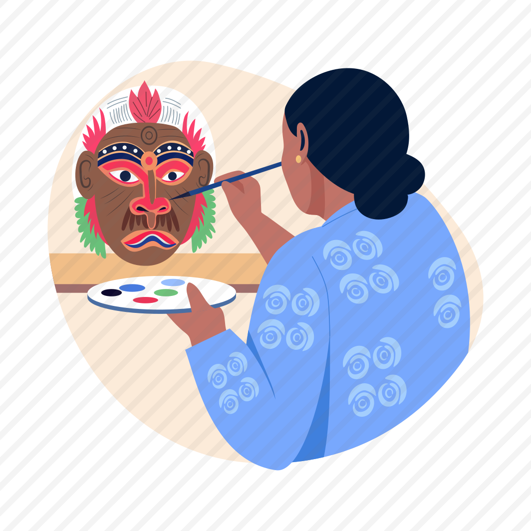 Mask Painting, Masquerade, Artistry, Handcraft, Culture, preview