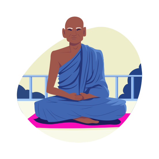 Monk, Friar, Hermit, Priest, Religious, illustration