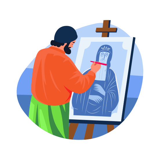 Painter, Artist, Artwork, Canvas Art, Artistry, illustration