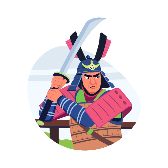 Samurai, Fighter, Warrior, Swordsman, Tradition, illustration
