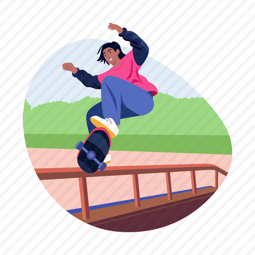 Skatepark Tricks, Skating, Stunts, Skateboarding, Ride, preview