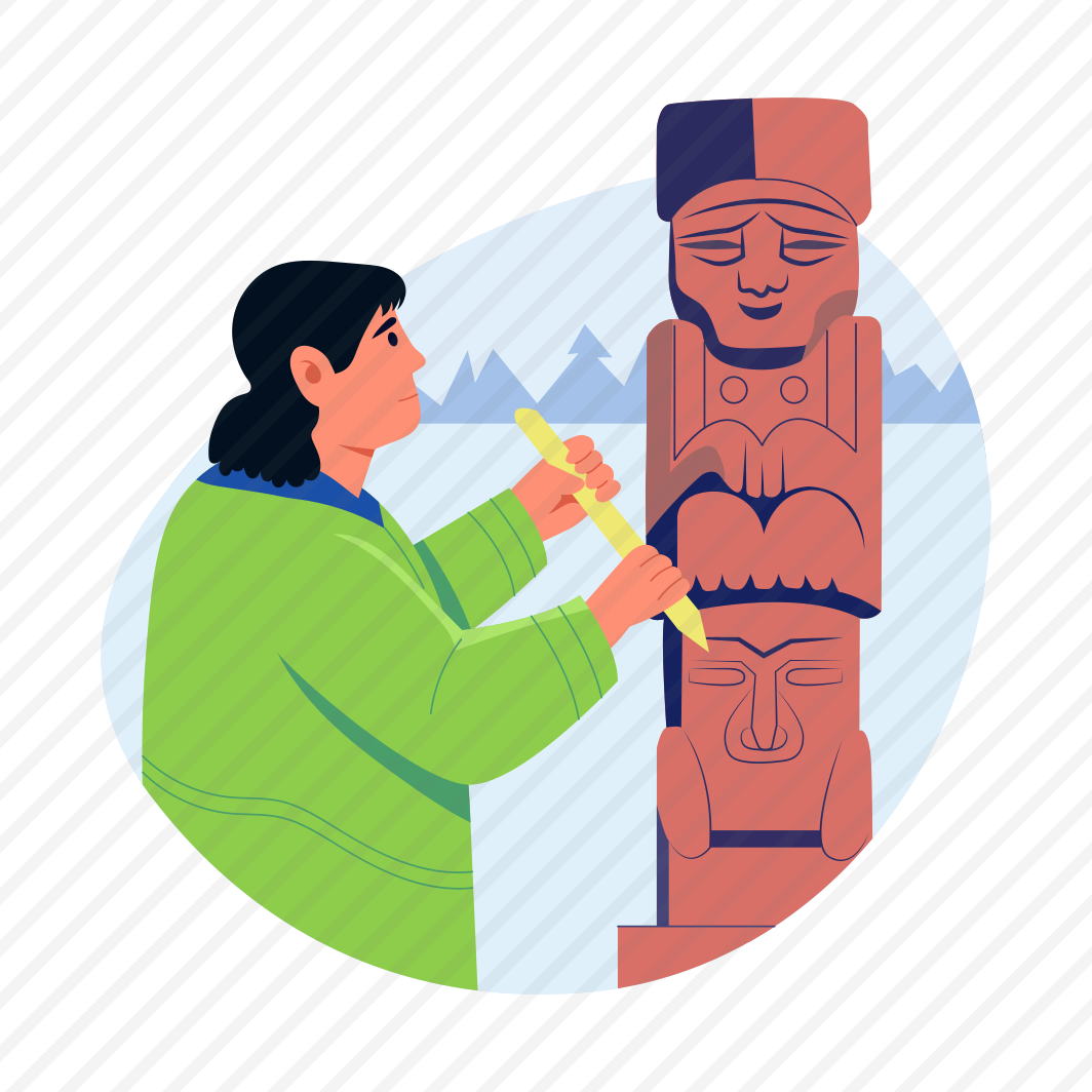 Totem Carving, Engraving, Tribal, Culture, Tradition, preview