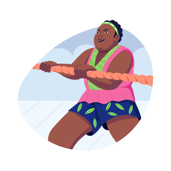 Tug War, Sport, Game, Playing, Culture, illustration