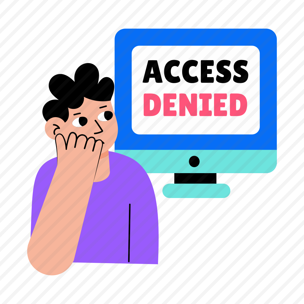 Access Denied, Rejected, Restricted, Blocked, Unauthorized preview