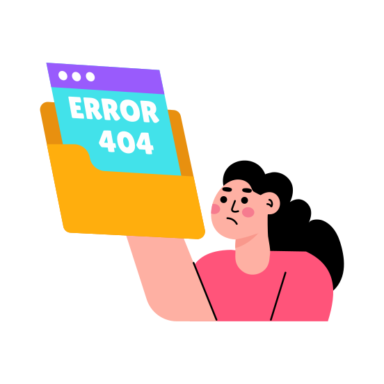 Corrupted File, Folder, Data, Issue, Trouble illustration