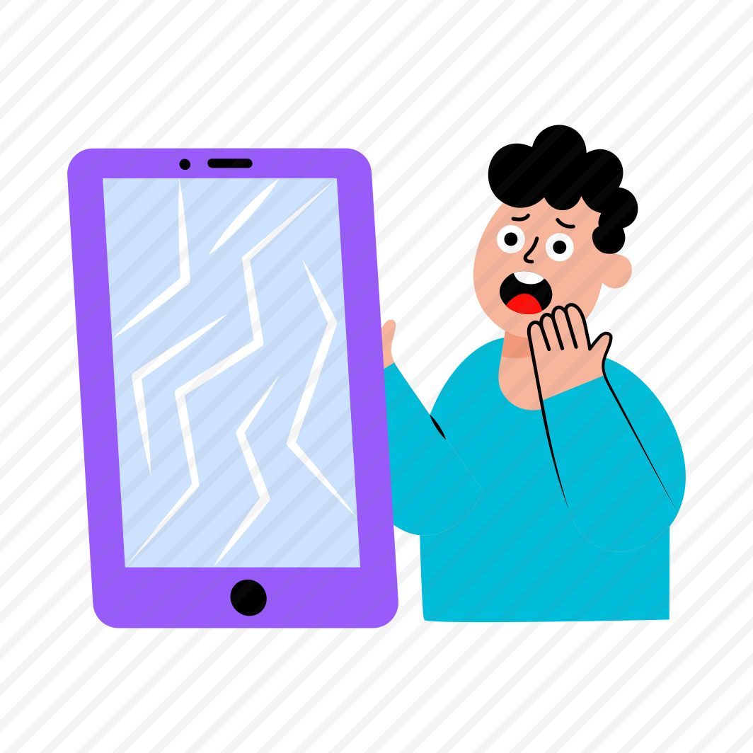 Cracked Mobile, Broken, Malfunction, Damaged, Breakdown, preview