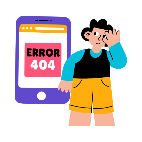 Phone Error, App, Smartphone, Device, Issue, illustration