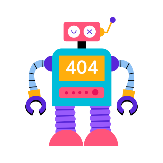 Robot Error, Bot, Problem, Issue, Trouble illustration