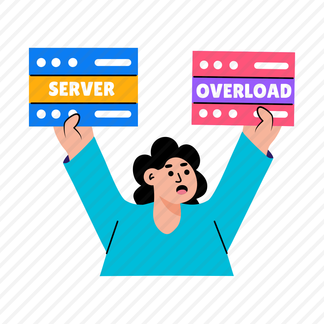 Server Overload, Storage, Error, Breakdown, Failure, preview