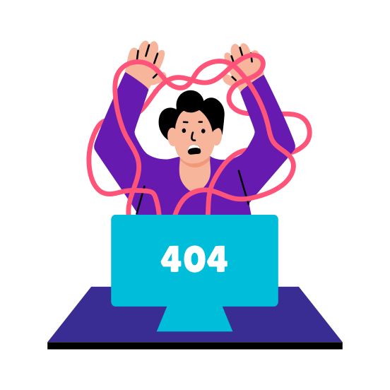 Tangled Cords, Wires, Maintenance, Repairing, Error, illustration