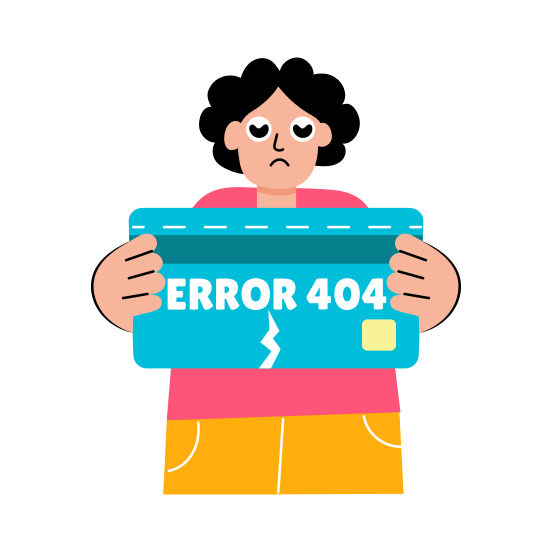 Transaction Error, Payment, Banking, Problem, Issue, illustration